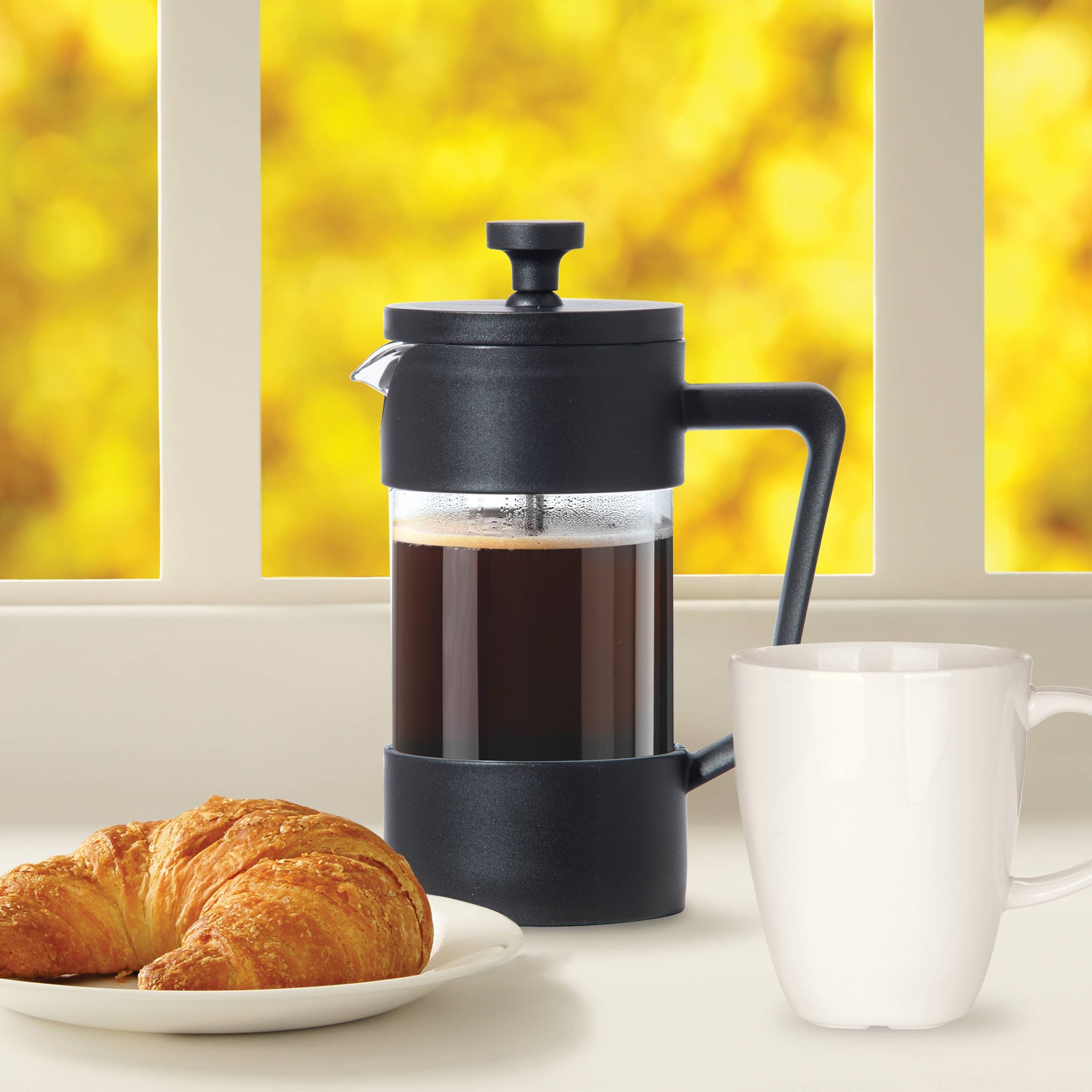 3 Cup French Press Coffee Maker (350 ml, 12 oz) Black