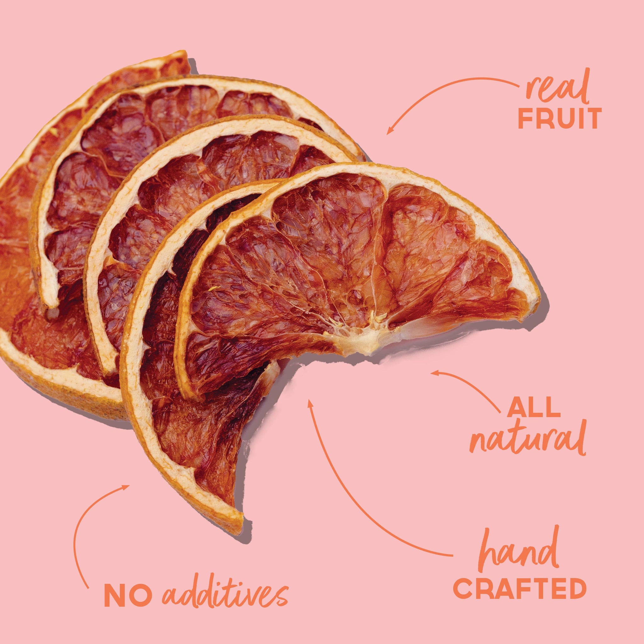 Dehydrated Grapefruit Half Slices (Small Case)